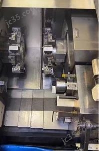 二手中村留TW-10雙主軸雙刀塔車床